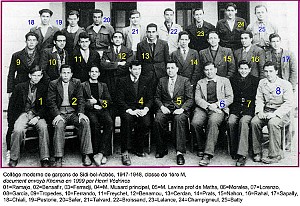 COLLEGE MODERNE LECLERC SIDI BEL ABBES 1947 1 ERE M